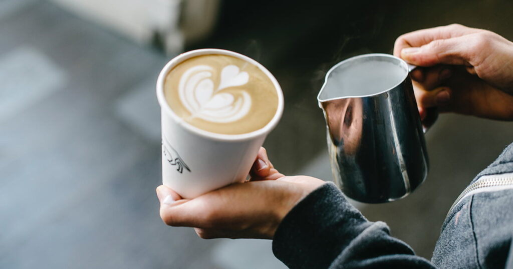 A latte is a coffee-based drink that is also made with espresso and steamed milk