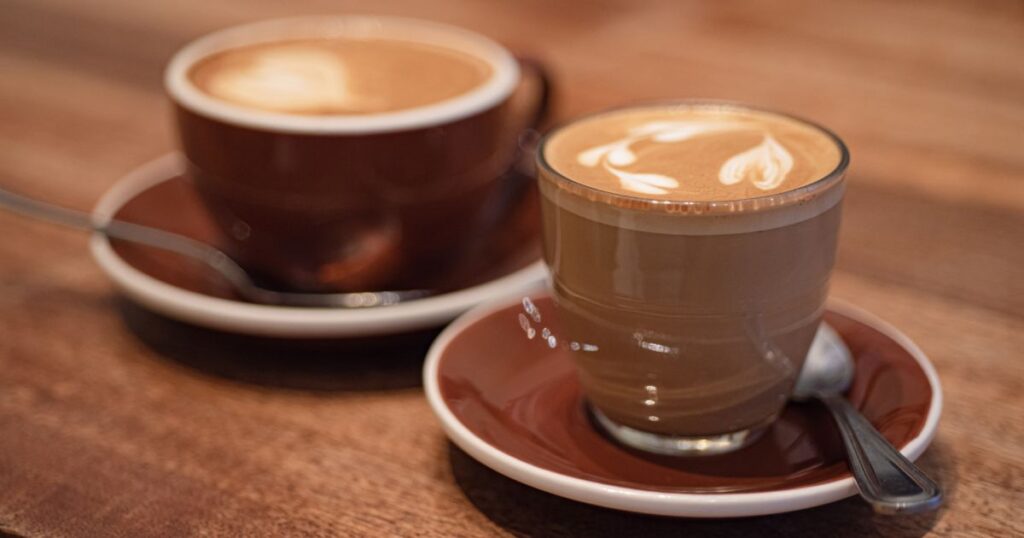 Cortado vs latte